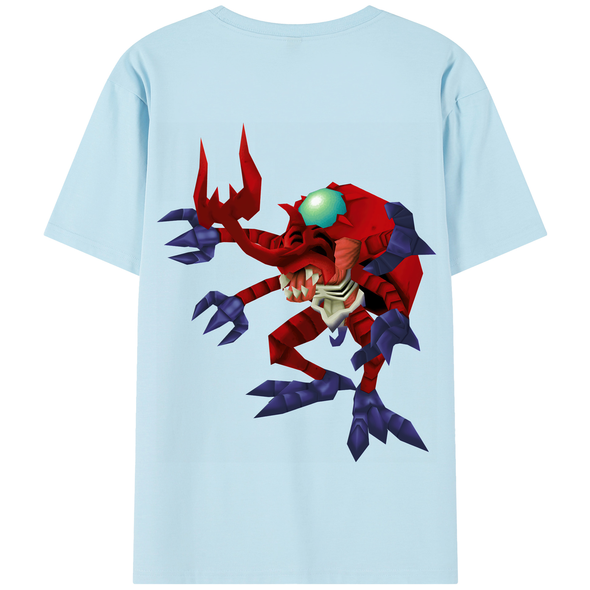 （画像用） Digimon デジタルモンスター/デジモン 綿100％半袖Tシャツ（背面プリント）